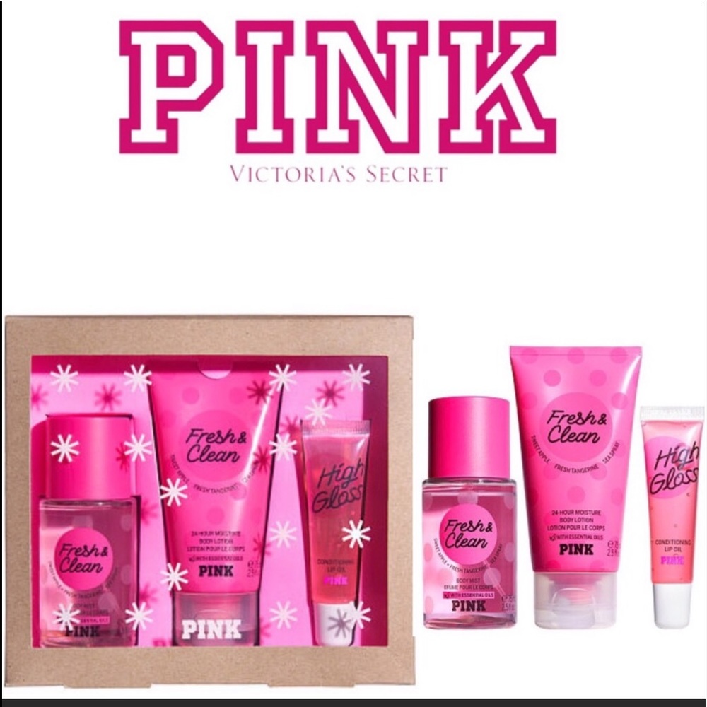 Pink Fresh and clean gif set